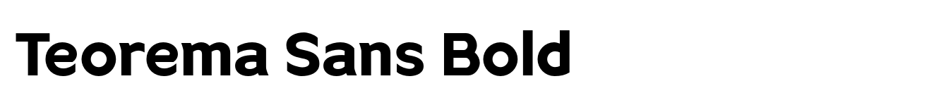 Teorema Sans Bold image